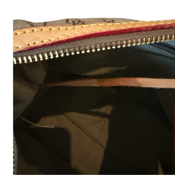 Dooney & Bourke Large Hobo Bag – Monogram Canvas – Very Good Condition - Picture 12 of 13